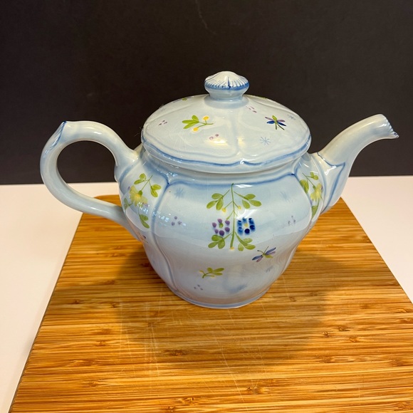 Printemps by Longchamp French Faience Teapot - Picture 1 of 9